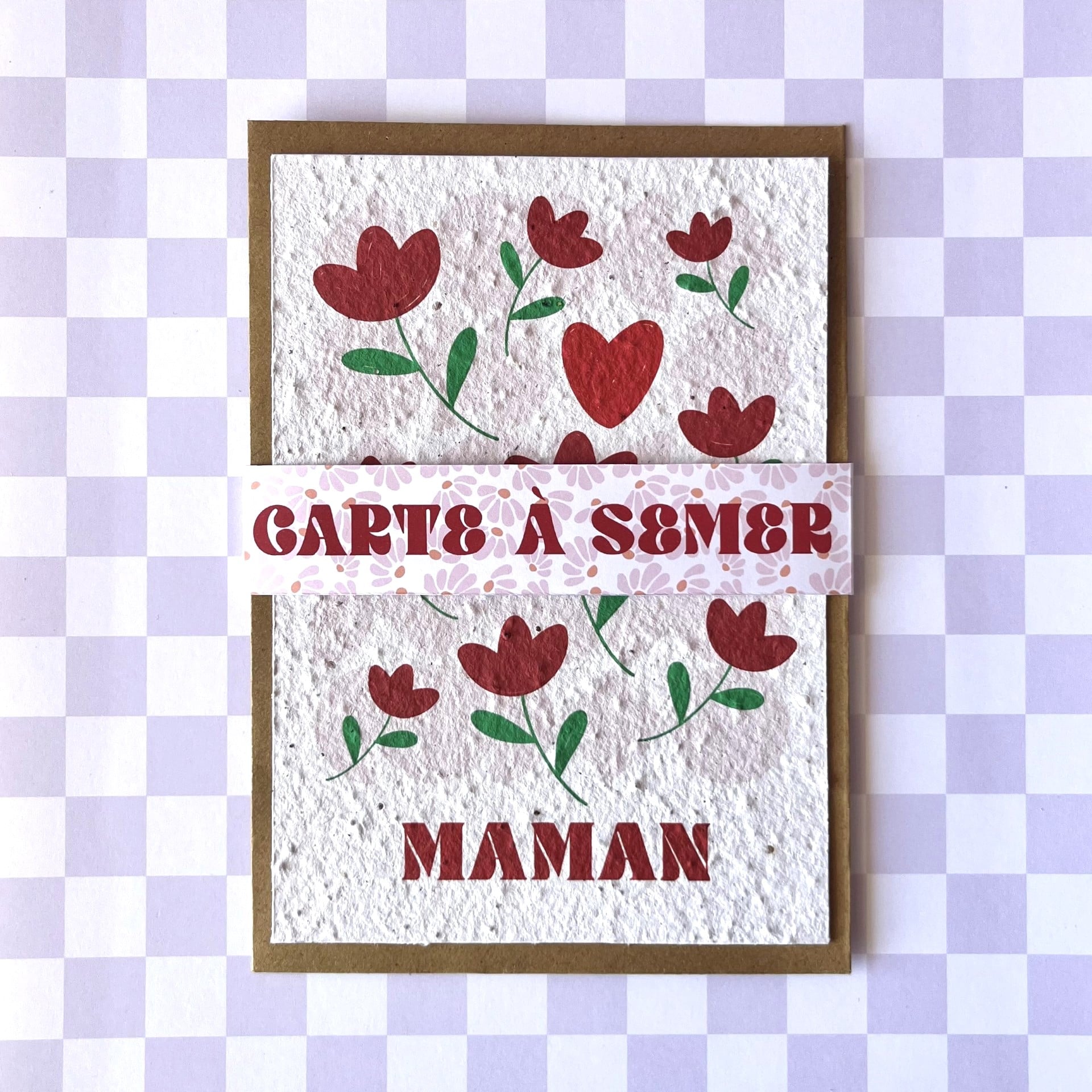 Carte de vœux à semer "Maman Flowers" – Image 2