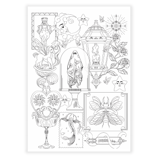 Coloriage XL « Mes curiosités »