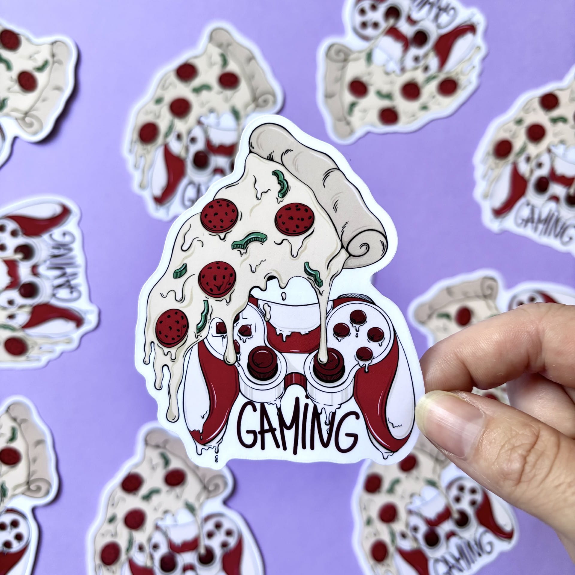 pizza, gaming, manette, lover, jeux vidéo